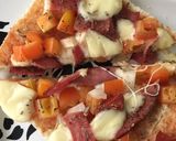 Foto langkah ke 3 dari resep Roti topping Smoked Beef Mozarella.