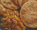 A picture of step 11 of Daal Kachori With Sooji Halwa.