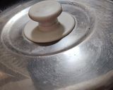 A picture of step 6 of Sanja (Sooji upma with buttermilk).
