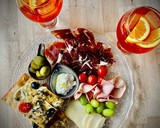 Foto del paso 7 de la receta: Cena italiana: Focaccia y tabla antipasti con Aperol