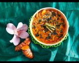 A picture of step 7 of Raw turmeric sabzi.