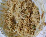 A picture of step 3 of Mayo chicken rolls.