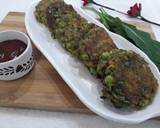 Soyabeen lentil green kabab recipe step 8 photo