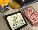 Foto del paso 1 de la receta Espaguetis al roquefort con bacon