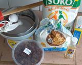A picture of step 1 of Maize flour fruit biscuit.