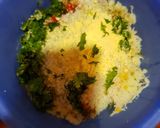 A picture of step 4 of Corn kabab.