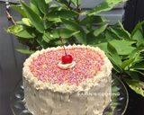 Foto langkah ke 4 dari resep Rainbow Cake Panggang.