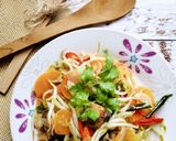Gambar langkah 9 resipi Taugeh Goreng Talang Masin.