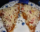 A picture of step 2 of Bhaji Toast.