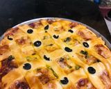 A picture of step 7 of Pizza Lovers' Pie.