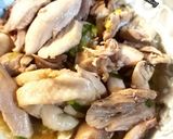 Hình bước làm 5 của món Gà Luộc Sốt Dầu Hào kiểu Hoa - Chicken w oyster sauce chinese recipes
