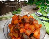 Foto langkah ke 6 dari resep Sambal Goreng Kentang Wortel Hati Sapi.
