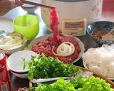 Hình bước làm 2 của món Bò nhúng giấm