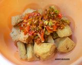 A picture of step 6 of Peppered Tofu(Awara).