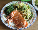 Foto del paso 18 de la receta: Salmón ahumado con ensalada de pasta y espinaca
