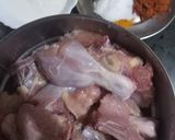A picture of step 1 of Shahi Chicken Korma.
