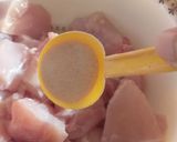 A picture of step 1 of Chicken popcorn.