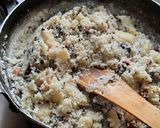 A picture of step 6 of Bhagar upma for fasting.