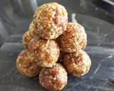 A picture of step 3 of Peanuts-Dates Laddu (No Sugar).