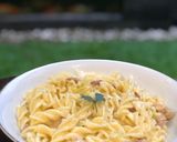 Foto langkah ke 5 dari resep Creamy beef mushroom fussili.