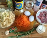 Foto langkah ke 1 dari resep Bakpao Tower Isian Sayur Daging Tanpa Mixer.