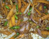 A picture of step 2 of Sultan chips.