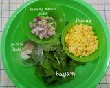 Foto langkah ke 1 dari resep Tumis Bayam dengan Jagung.