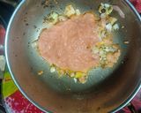 A picture of step 7 of Matar Gajar Subji.