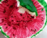 Foto langkah ke 8 dari resep Bolu kukus semangka.