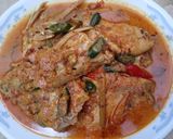 Foto langkah ke 8 dari resep Gulai kepala dan fillet kakap merah kecombrang.