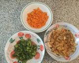 Foto del paso 10 de la receta: Cintas con verduras al dente y camarones