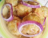 A picture of step 4 of Yam Balls.