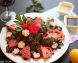 Foto del paso 5 de la receta: Keto-Ensalada Templada de Ternera marinada con Soja