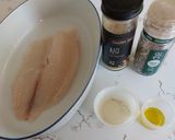 Foto del paso 1 de la receta: Filete de pescado al limón con pimienta