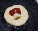 A picture of step 5 of Skulls cheese burst.