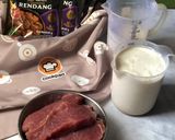 Foto langkah ke 1 dari resep Rendang Daging Sapi (Bumbu Instan).