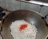 A picture of step 5 of Namkeen sabudana.