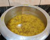 A picture of step 3 of Green moong toor dal tadka.