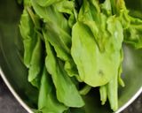 A picture of step 1 of Stuffed palak moong cheela.