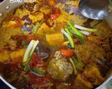 Hình bước làm 4 của món Bún riêu cua