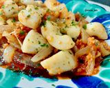 Foto del paso 6 de la receta: Calamares encebollados con sobrasada