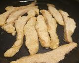 A picture of step 2 of Pan fried breaded salmon.