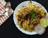 A picture of step 12 of Hyderabadi Chicken Dum Biryani.