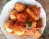 Foto langkah ke 2 dari resep Telor tahu balado.