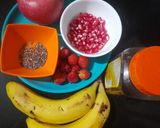 A picture of step 1 of Apple Banana Smoothie Bowl.