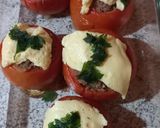 A picture of step 3 of Stuffed Tomatoes with Ground Beef 🍅🍅🍅.