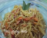 Foto langkah ke 5 dari resep Tumis pepaya muda teri medan.