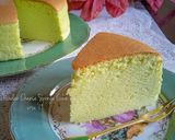 Foto langkah ke 10 dari resep Pandan Cheese Sponge Cake.