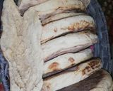 Une image de l'étape 6 de Pain matlouh (pour sandwich).