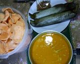 Foto langkah ke 4 dari resep Gulai Pepaya Muda(Lontong Sayur).